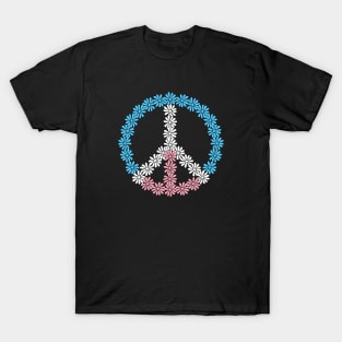 Trans Flowery Peace T-Shirt